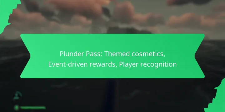 Plunder Pass: Themed cosmetics, Event-driven rewards, Player recognition