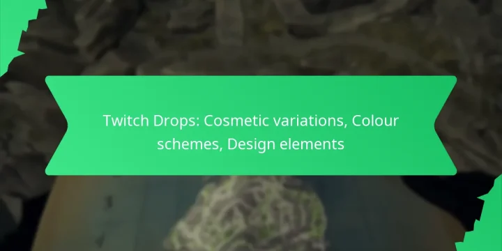 Twitch Drops: Cosmetic variations, Colour schemes, Design elements