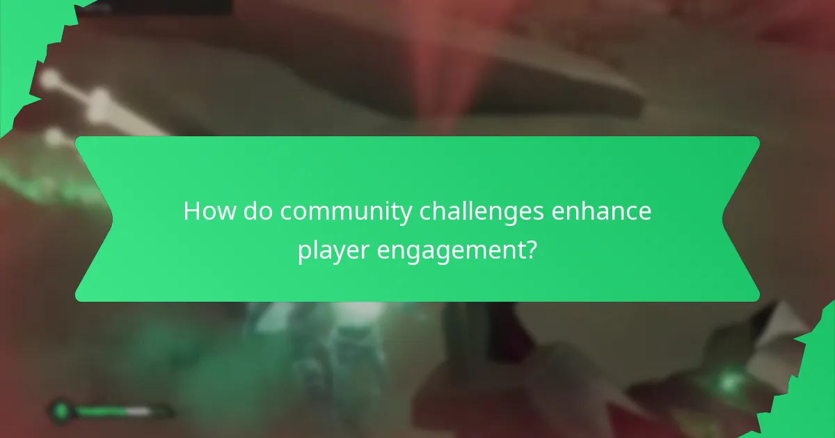 How do community challenges enhance player engagement?